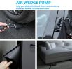 18-piece car emergency kit with window wedge, air wedge bag pump, long distance grabber, automatic trim and removal tool