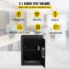 VEVOR Safe Box, 2.1 CU.FT Fingerprint Safe Box for Money w/ 2 Keys & Digital Keypad, Q235 Steel Safe Box for Storing Cash, Jewelry, Pistols, Documents