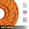 VEVOR 9/16 Inch Double Braid Polyester Rope 200 FT Nylon Pulling Rope 1100LBS High Force Polyester Load Sailing Rope(9/16In-200Ft)