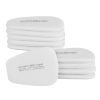 10Pcs 5N11 Filter Cotton of Respirator 5N11 Particulate Filter Cottons Replacement for Gas Respirator 6000/ 6100/ 6200/ 6800/ 7501/ 7502 Series Agains