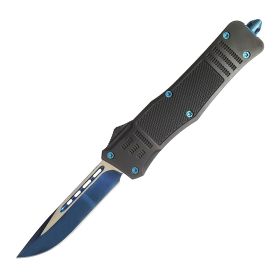 Automatic OTF Knife w/ Belt Clip (Color: Digital Camo, size: small)