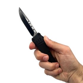 Streetwise Automatic OTF Knife with Drop Point Blade (size: medium)